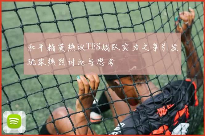 和平精英热议TES战队实力之争引发玩家热烈讨论与思考