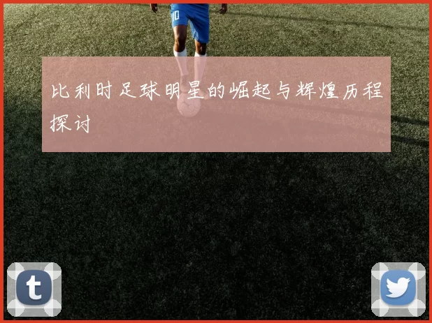 比利时足球明星的崛起与辉煌历程探讨