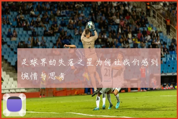 足球界的失落之星为何让我们感到惋惜与思考